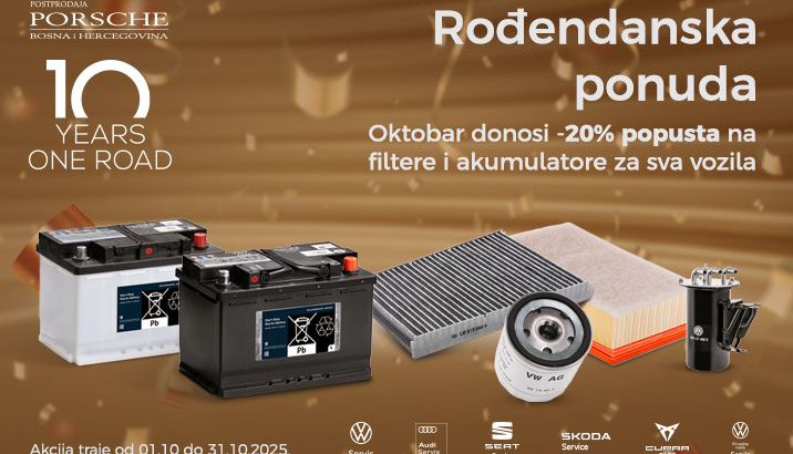 Rođendanska ponuda Porsche BH slavi 10 godina!!!